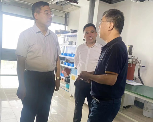 毛劲松书记莅临天津芯森电子科技有限公司考察调研